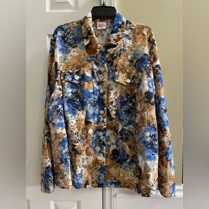 Ruby Road Multi Colored Muted Button-Up Shirt